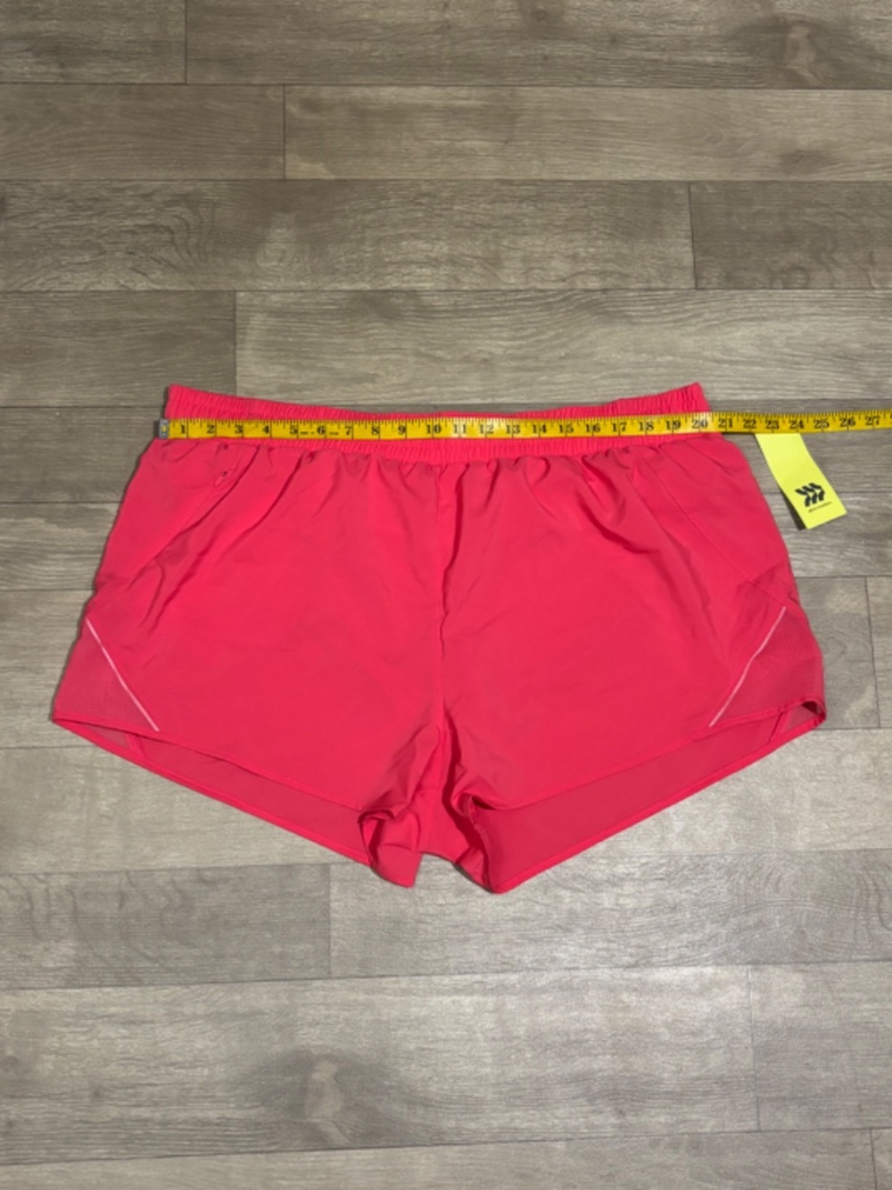 All In Motion Women's Woven Mid-Rise Run Shorts Vibrant Pink - Picture 10 of 16
